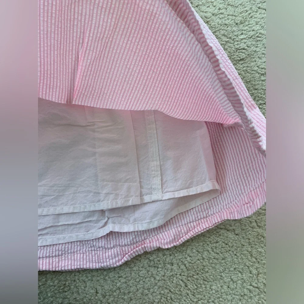 Gymboree Size 6 Seersucker Bunny Rabbit Jumper Dress
